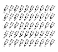 Contencinty Juego de 50 tornillos autorroscantes con funda de goma laminada, soporte casero, armario, armario, vidrio, partición dura
