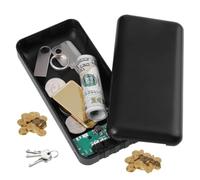 Contenedor - 5.55 pulgadas Abs Diguised Charger Safe | Portátil Hidden Cash Jewellery Key | Viajar Money Coin Box Car. Ligero 64g, bolso de bolsillo
