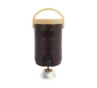 Contenedor Aislado de Acero Inoxidable con Grifo, Enfriador de Alimentos Aislado de 4.5 galones, dispensador de Bebidas Aislado, dispensador Calentador de Bebidas Aislado de 10x15 Pulgadas (