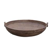 Contenedor Barbacoa Bracero Diseño Jardín Forja Hierro 80x80x27 cm