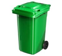 Contenedor Basura Comercial Gran Capacidad Con Tapa Ideal Comunidades Calles Fábricas Obras Construcción Robusto Duradero(Green,65 Gallon)