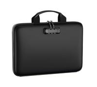 Contenedor compacto de EVA resistente al agua con separadores interiores y cerradura de seguridad para documentos legales, certificados, archivos de EVA de gran capacidad, múltiples compartimentos con