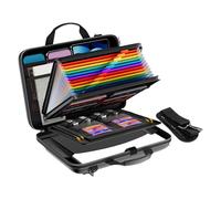 Contenedor compacto de EVA resistente al agua con separadores interiores y seguridad para documentos legales, certificados, planificador de documentos importantes