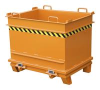 Contenedor con trampilla BC eurokraft pro, capacidad 1 m³, carga máx. 2000 kg