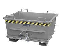 Contenedor cónico con trampilla eurokraft pro, capacidad 0,5 m³, carga máx. 1000 kg