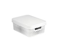 Contenedor Curver ażurowy tapa 11L blanco Infinity 229167