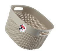 Contenedor Curver Filo de plástico reciclado 6L, beige