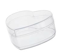 Contenedor De Acrílico En Forma Corazón Organizadores Caja Acrílico Transparente Con Cajas Almacenamiento Decorativas Con Tapas En Forma Corazón/redondas Para Pastillas
