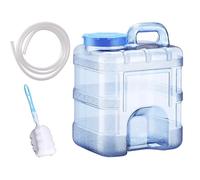 Contenedor de agua - 10 L a prueba de fugas, dispensador de agua para camping, cubo de alimenticio, diseño moderno, producto de calidad, práctico almacenamiento de agua portátil, soporte para