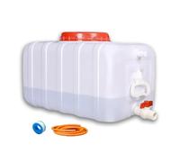 Contenedor De Agua Alimentario De HDPE Cuadrado, Tanque De Gran Capacidad con Asa Reforzada, 2,8 Mm De Grosor Estanco para Hogar, Camping, Autocaravanas Y Exteriores(Size:200L)