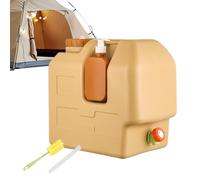 Contenedor de agua con espiga | 20 L con botella de jabón de manos - Contenedor de agua de camping con espiga | para senderismo al aire libre, picnic, viajes, supervivencia, mochileros, viajes por