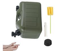 Contenedor de agua con espiga, dispensador de almacenamiento de 10 L, recipiente de agua potable con boquilla, para camping, picnic, senderismo, jardín, barbacoa, supervivencia, viajes, viajes por