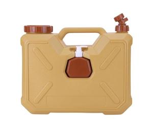 Contenedor de agua de 12 litros con válvula de fuga - Tanque portátil para acampar | Recipiente A Prueba De Fugas: Soporte Dispensador De Jabón para La Higiene De La Cocina De Campo, Almacenamiento De
