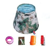 Contenedor de agua de camping, depósito de agua de camping, cubo plegable para la conservación de agua | Contenedores portátiles para el almacenamiento de agua, bolsa de agua plegable d