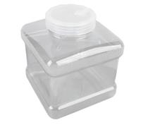 Contenedor de agua de destilador PP botella de agua portátil al aire libre de gran capacidad 5L para uso de belleza en el hogar Material duradero resistente al calor (Blanco)