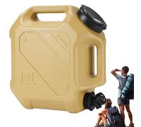 Contenedor de agua de galones - Contenedores de almacenamiento de agua potable, jarras grandes Tanque de 14,17x13,58x6.1 pulgadas | Suministros portátiles de picnic, almacenamiento de agua