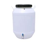 Contenedor de Agua de plástico Apto para Uso alimentario: Cubo de Lluvia de Camping de 50 litros con Grifo, Aventuras al Aire Libre, preparación para emergencias y Actividades