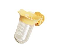 Contenedor de agua decorativo moldeado para pájaros, para colgar conservas verduras, hasta 48 momentos, animales pequeños, contenedor de comida simple para pájaros