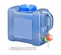 Contenedor De Agua - Jarra De Almacenamiento De Agua | Tanque De Almacenamiento De Aguaa Portátil | Carrier De Jarra De Almacenamientto De Aguaa Potable Multipropósito con Grifo | Barril De De