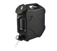Contenedor de agua para acampar con espita: lata de almacenamiento portátil de 10 litros, grifo para jarra para beber al aire libre, cubo resistente a fugas, conveniente tanque de control de flujo | T