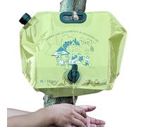 Contenedor de agua plegable, contenedor de agua para acampar, bolsa organizador de agua plegable 8L con grifo para senderismo, suministros ligeros de organizadores al aire libre para RV, caza