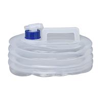 Contenedor de agua plegable para acampar, cubo plegable de gran capacidad, seguro, sin veneno, portátil, ligero, ampliamente utilizado (Pequeño 8/3,14 pulgadas)