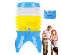 Contenedor de Agua Plegable para Campamento - Tanque de Tanque a Prueba de pérdida, Jarra de Viaje portátil | Equipo para la conservación del Agua sin BPA para Senderismo, P