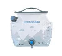 Contenedor de agua portátil - Bolsa de almacenamiento plegable a prueba de fugas, capacidad de 8 litros | Kit de hidratación al aire libre, crítico de viaje para preparadores, uso en jardín, vehículos