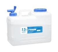 Contenedor de agua portátil - Jarra de picnic a prueba de fugas de 4 galones, contenedores de almacenamiento de agua con espiga y asa, para camping, senderismo, pesca, picnic, playa, fiesta en el