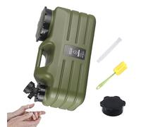 Contenedor de agua portátil para campamento, tanque de agua de 5 litros para exteriores, contenedor de almacenamiento de agua, cubo de agua portátil con boquilla grande para beber bebidas para picnic