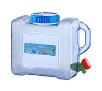 Contenedor de agua portátil para coche - Barril cuadrado de mano de 5L y 8L, Cubo de almacenamiento para acampar al aire libre, Material de policarbonato resistente, Asa de transporte fácil | Suminist