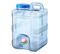 Contenedor de agua pura de gran capacidad de 7.5/10/15 L con grifo, tanques de agua portátiles para conducción, almacenamiento de agua de emergencia (10 L)