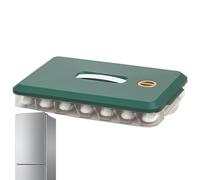 Contenedor de albóndigas con tapa | Recipientes de alimentos apilables reutilizables - Contenedor de albóndigas para el hogar para cocina y frigorífico