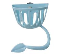 Contenedor de alimentación de loros de gran capacidad para jaula de pájaros, columna con soporte para comer alimentos