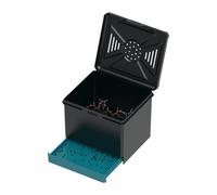 Contenedor de alimentación - Recinto de araña saltando | Hábitat ventilado | Terrario transparente para proyectos científicos, exhibiciones educativas, vida en apartamentos, camping al aire libre