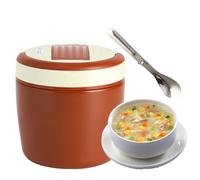 Contenedor de alimentos aislado, cuencos al vacío a prueba de fugas de 1,2 L con cuchara y, contenedores térmicos para almuerzo, para camping, senderismo, escalada, picnic, playa, deportes al