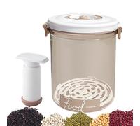 Contenedor De Almacenamiento Al Vacío-Soporte De Alimentos Hermético Impermeable A Prueba De Fugas, Organizador Apilable Apto Para Microondas, Cocina Reutilizable | Recipientes De Alimentos Al Vacío C