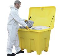 Recipiente de almacenamiento universal, capacidad 350 l, bajo llave, L x A x H 1265 x 855 x 910 mm