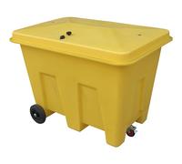 Contenedor de almacenamiento con ruedas capacidad 350 l, bajo llave