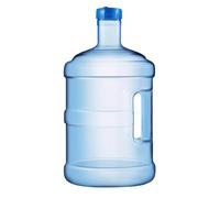 Contenedor de almacenamiento de agua: jarra de galones de servicio pesado, botella al aire libre reutilizable | Carrier de hidratación de tamaño adicional con diseño de mango de agarre fácil, jarra de