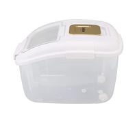 Contenedor de Almacenamiento de Alimentos, Contenedor de Almacenamiento de Arroz de Gran Capacidad, Cubierta Abatible a Prueba de Insectos, Sello Perfecto para el Hogar para Harina de Nueces (5KG)