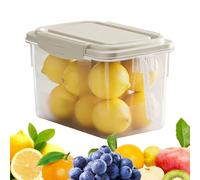 Contenedor de almacenamiento de alimentos, de conservación de frutas de 4,5 L, transparente de almacenamiento de alimentos para familias, cocineros en casa, padres, oficina,