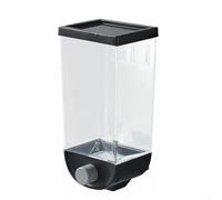 Contenedor de almacenamiento de alimentos montado en la pared para cereales a granel, organizador dispensador de avena, tarro de plástico PP transparente de gran capacidad, caja de almacenamiento de