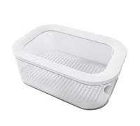 Contenedor de almacenamiento de alimentos para con | Meat Keeper - Contenedor para refrigerador, harina, azúcar, frijoles, ensalada, tomates, lechuga