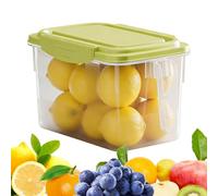 Contenedor de almacenamiento de alimentos para el frigorífico, 4,5 L, recipiente para alimentos frescos, para el hogar, oficina, restaurante, huevos, picnic, camping, dormitorio