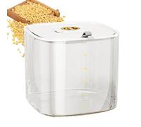 Contenedor de almacenamiento de arroz - Espaccio de cereal hermético, rescate de alimentos secos en dispensador de espacio, almacenamiento reutilizable, organizador de encimera si