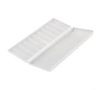 Contenedor de almacenamiento de batería de 10 ranuras para baterías AA AAA, caja de plástico resistente para una organización segura y cómoda de la batería (ranuras AA-10)