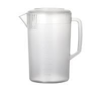 ＡＷＨＡＯ Contenedor de Almacenamiento de Bebidas de Alta Resistencia de 5 litros, Jarra para Jugo, Jarra para Agua Fría para Restaurantes, Accesorios D, Claro, Individual