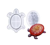 Contenedor de almacenamiento de camarones marinos Shellback moldeado de elastómero para trabajos artísticos de colofonia, caja de almacenamiento de molde de silicona, diseño de tortuga, crustáceos