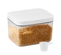 Contenedor de almacenamiento de cápsulas de lavandería, 2.8 L, almacenamiento de detergente para lavandería, caja de almacenamiento de tabletas de lavado emergente, contenedor de almacenamiento de